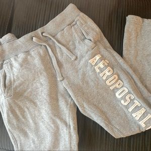 Aeropostale Grey Joggers Embroidered Mens
